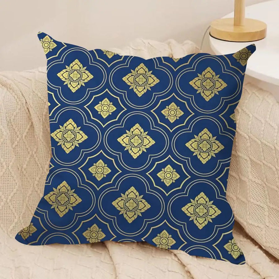 Boho Print Cushion Cover — Soft Plush | Double-Sided Print