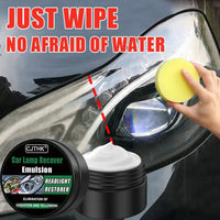Car Headlight Restoration Polish — Removes Yellowing, Oxidation & Light Scratches