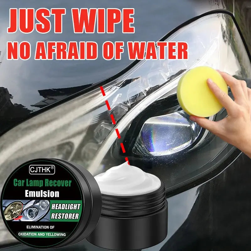 Car Headlight Restoration Polish — Removes Yellowing, Oxidation & Light Scratches
