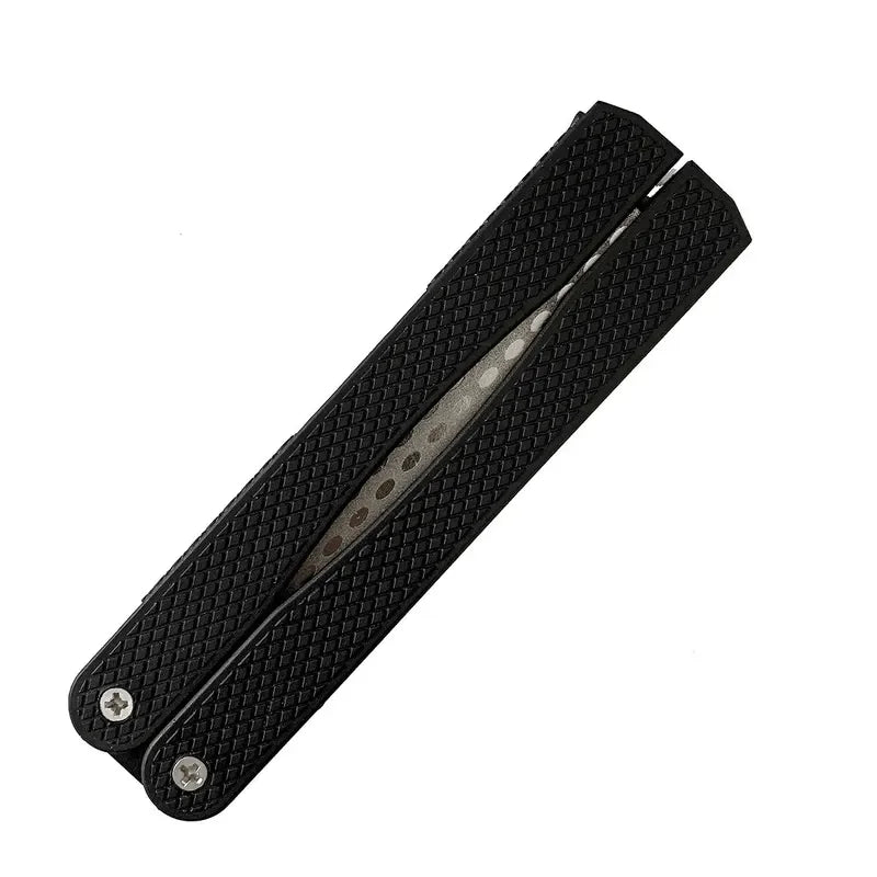 Portable Double-Sided Diamond Knife Sharpening Stone | 400/600 Grit | Foldable