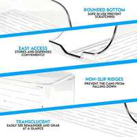 Fridge & Pantry Organiser Bins — Storage Boxes & Can Dispenser