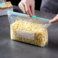Reusable Food Storage Bags with Zipper, Leak-Proof & Airtight