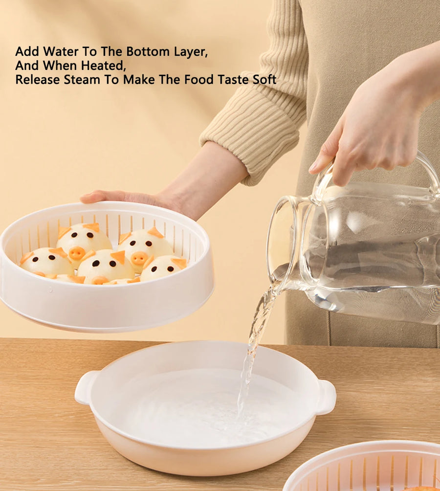 Microwave steamer