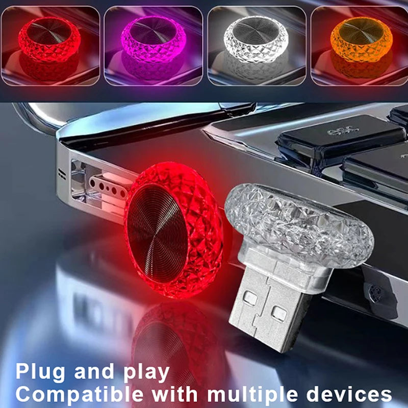 Portable Car USB Ambient Light