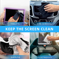 Microfiber screen cleaning cloths