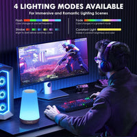 Rechargeable Touch Night Light — 13 Colours, Dimmable, Remote Control