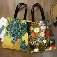 Still Life Painting Canvas Tote Bag — Eco Canvas | Large Capacity