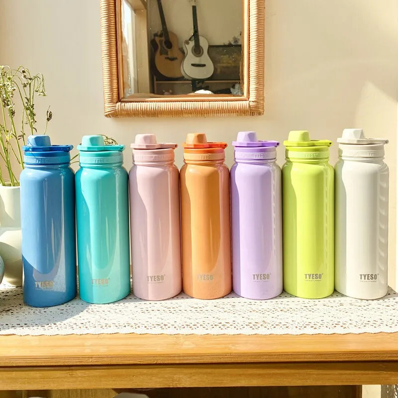 Vacuum-insulated flask