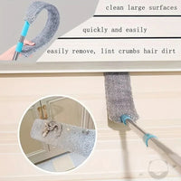 Telescopic microfiber duster