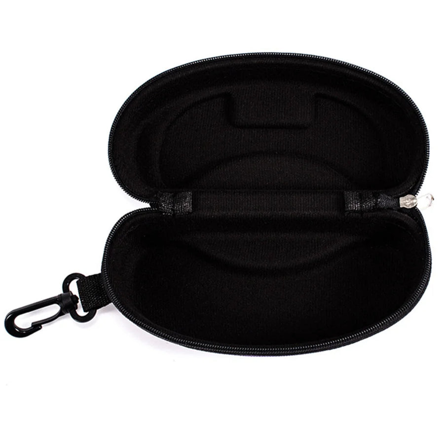 Hard-Shell Glasses Case with Clip & Lanyard — Sunglasses & Eyewear