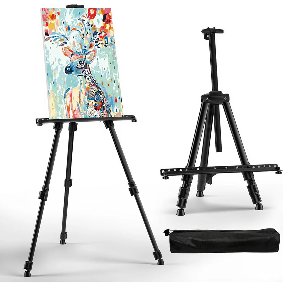 Folding aluminium art easel