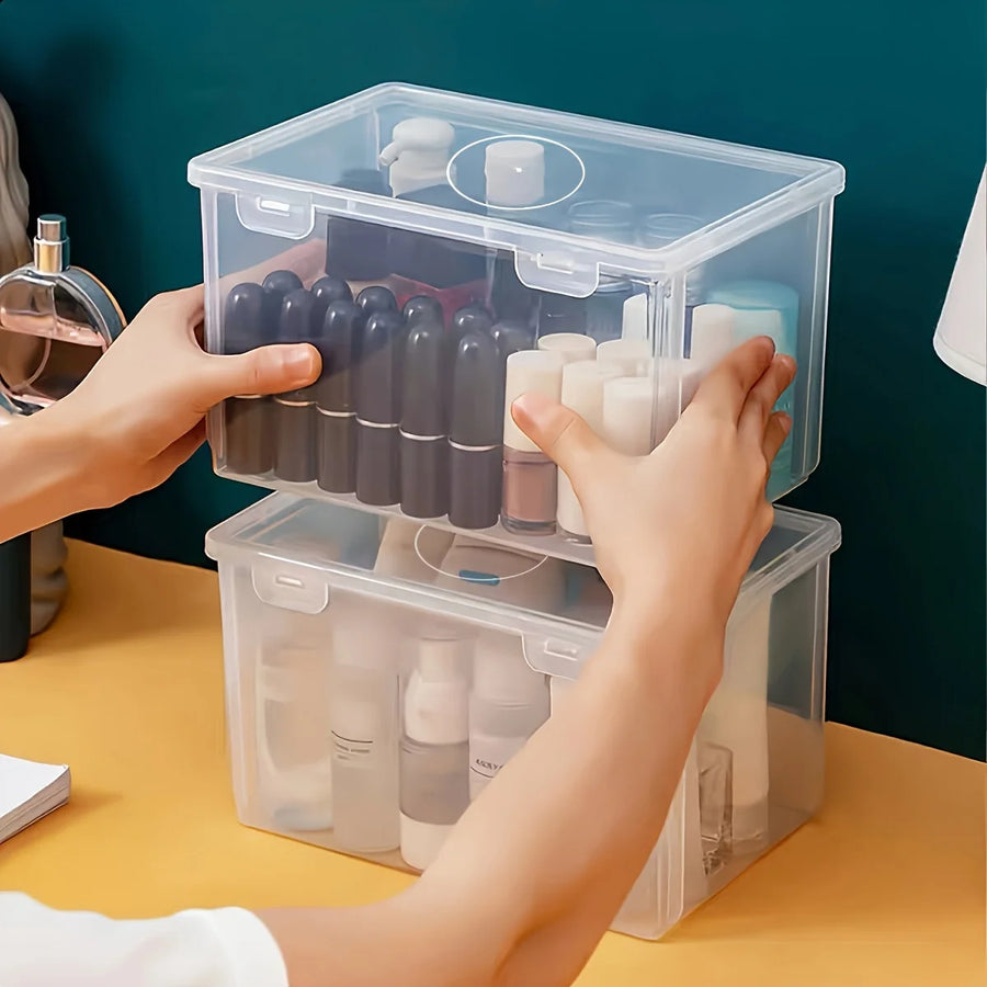 Large Clear Stackable Storage Box