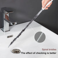 Flexible Drain Cleaning Brush — Sink, Shower & Pipe Hair Remover