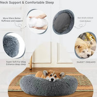 Round Plush Pet Bed | Dogs & Cats | 40–90cm