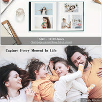 Self-Adhesive Photo Album — 40 Pages | DIY Lay-Flat Scrapbook