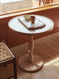 Moroccan Carved Side Table