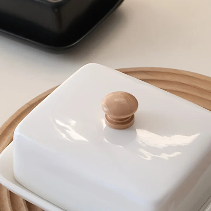 Ceramic Butter Dish with Lid