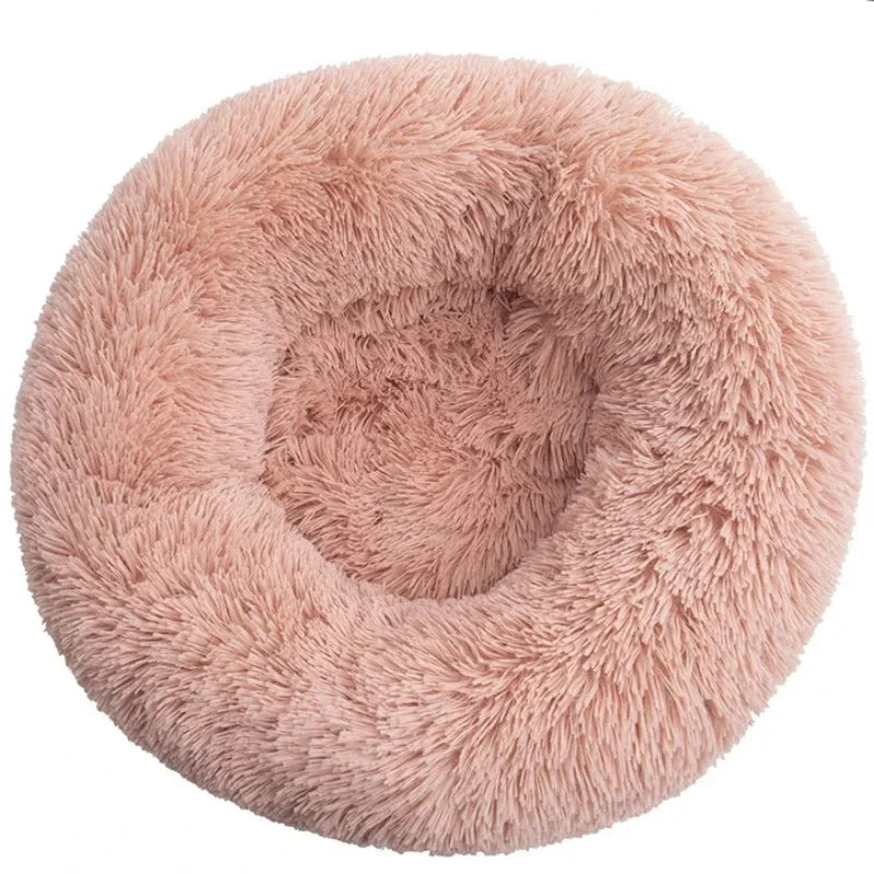 Round Plush Pet Bed | Dogs & Cats | 40–90cm