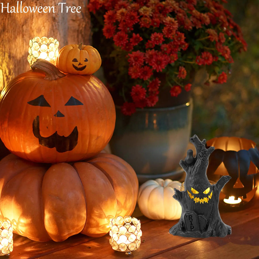 Spooky Tree Stump Night Light