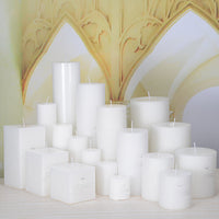 Ivory Pillar Candles — Unscented | Multiple Sizes | Home & Ceremony