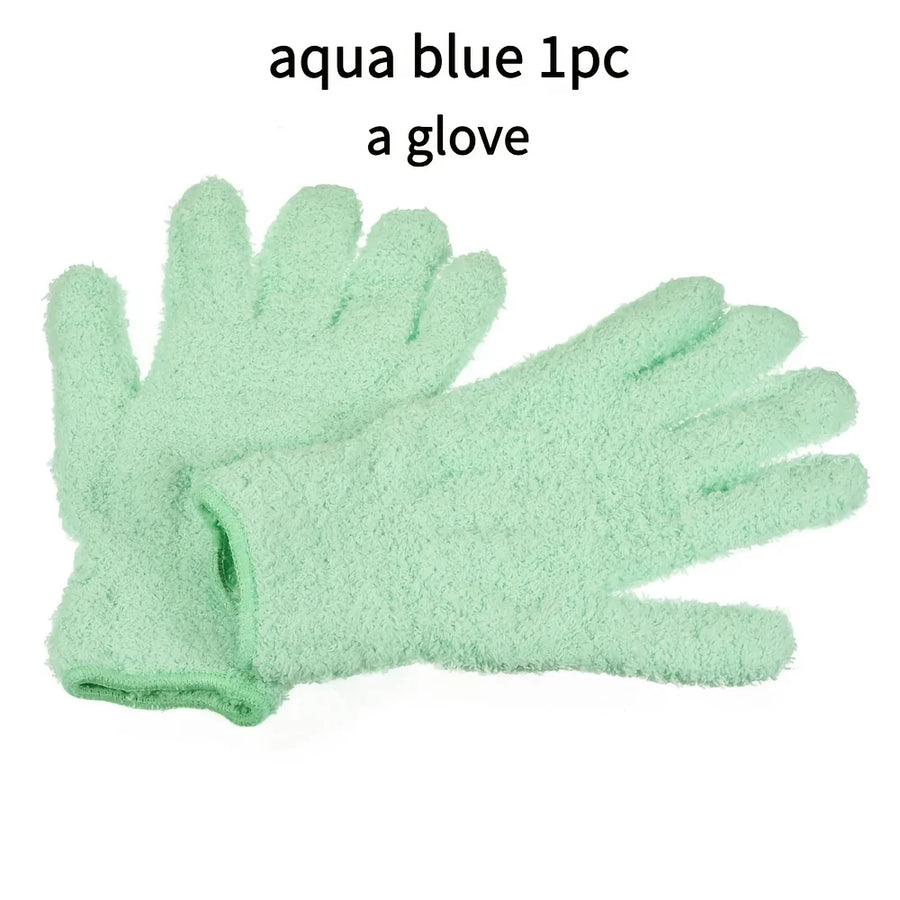Microfiber Dusting Gloves — Stretchable & Breathable, 6 Colours