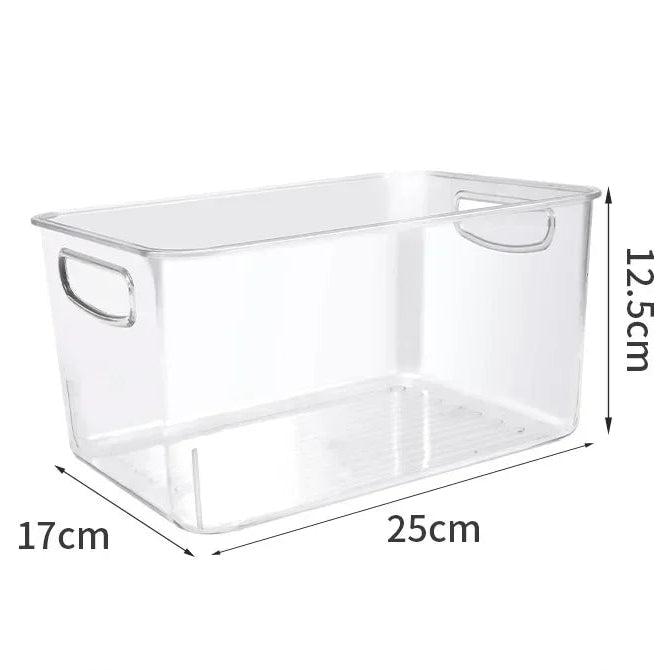 Fridge & Pantry Organiser Bins — Storage Boxes & Can Dispenser