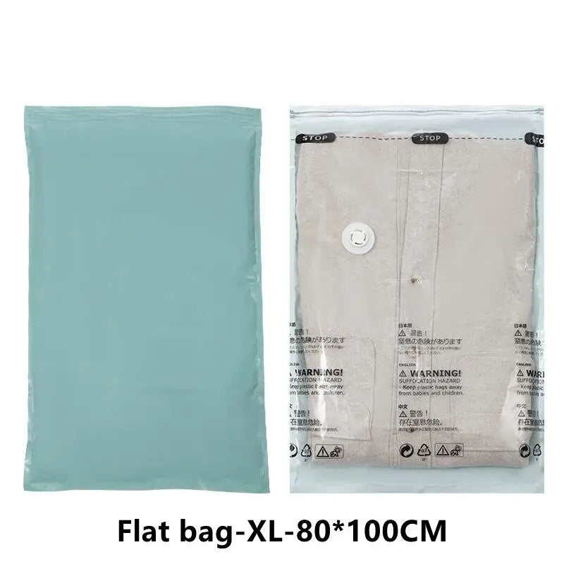 Pump-Free Vacuum Storage Bags