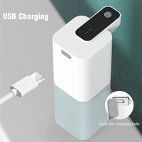 Automatic Touchless Foam Soap Dispenser — 400ml, USB-C Rechargeable, Infrared Sensor