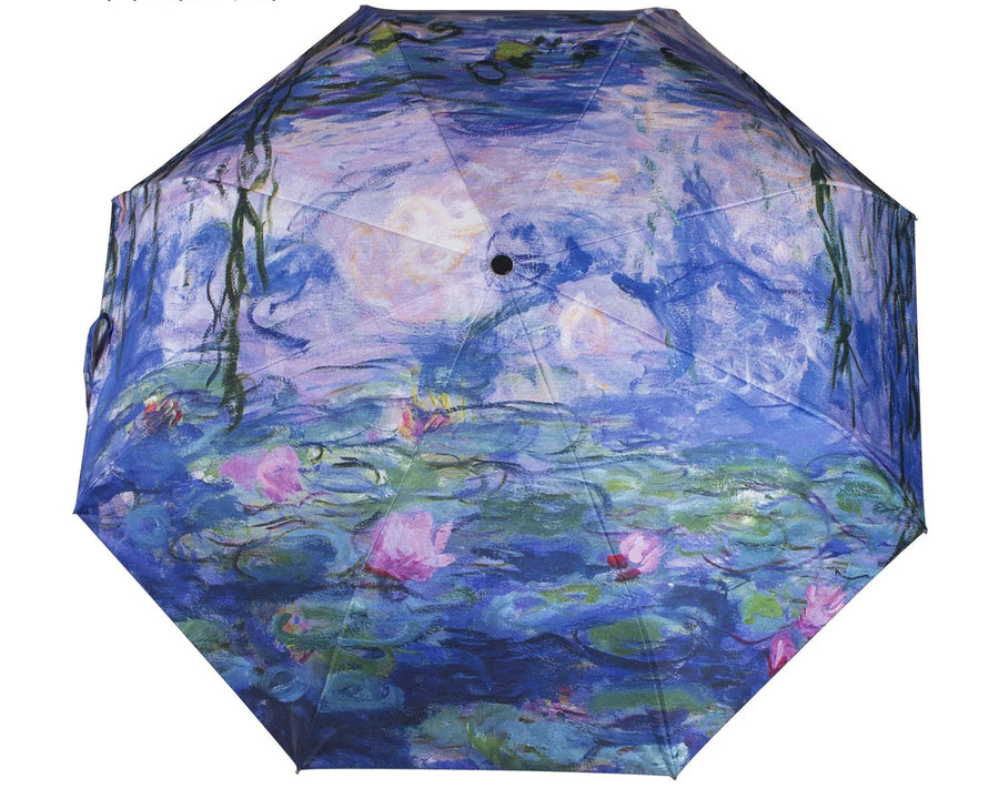 Fine Art Print Umbrella — Compact Foldable | UV & Rain | 9 Masterwork Designs
