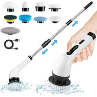 9-in-1 Cordless Electric Spin Scrubber | Kitchen & Bathroom Cleaning Brush