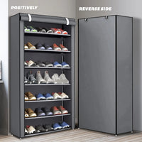Rolling shutter shoe cabinet
