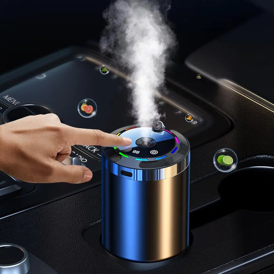 Car Aromatherapy Diffuser Humidifier — 5 Modes | Air Freshener | 7 Scents | Home & Office