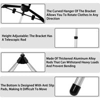 Telescopic garment steamer stand