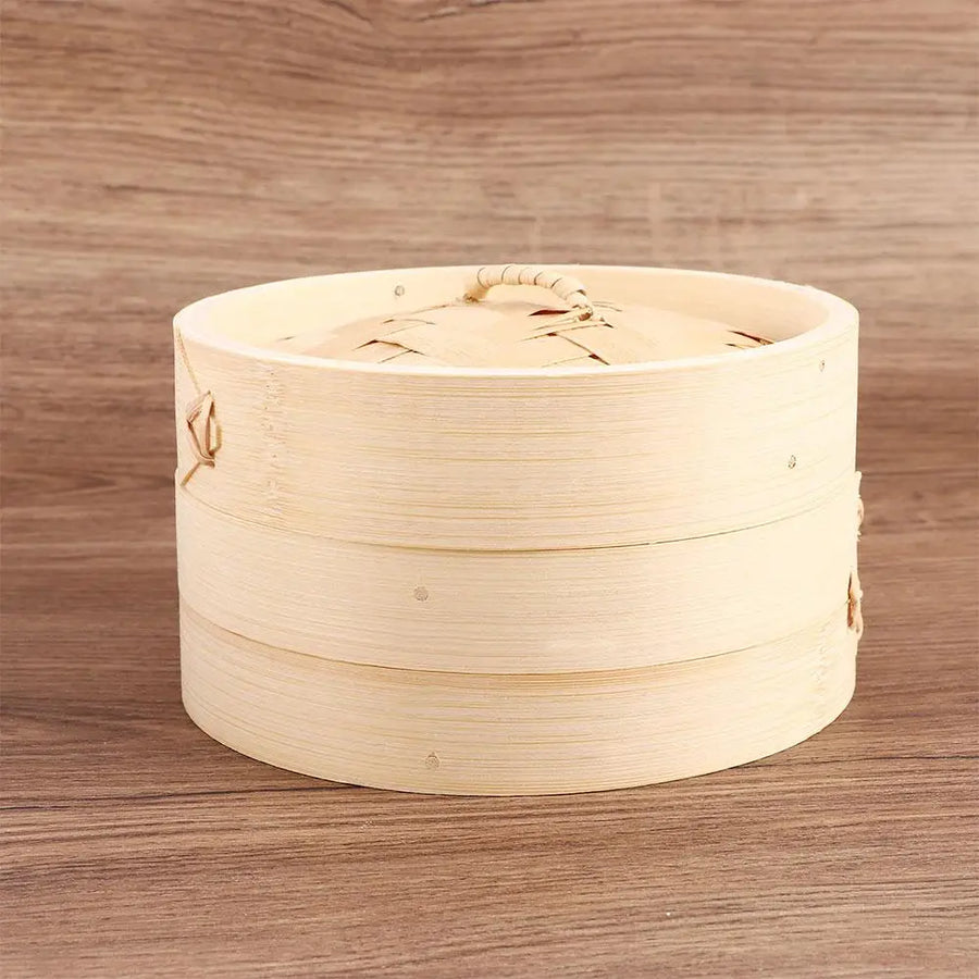 Bamboo steamer basket