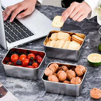 Stainless steel food container set