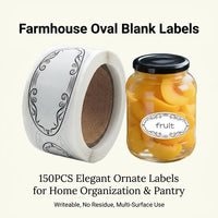 Fridge & Freezer Food Label Stickers — 150 per Roll, Food-Safe