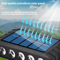 Solar outdoor wall light