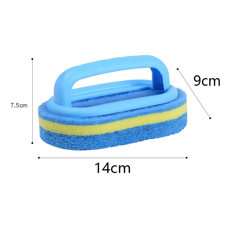 Handled Sponge Scrub Brush — Bathtub, Tiles, Kitchen & Bathroom
