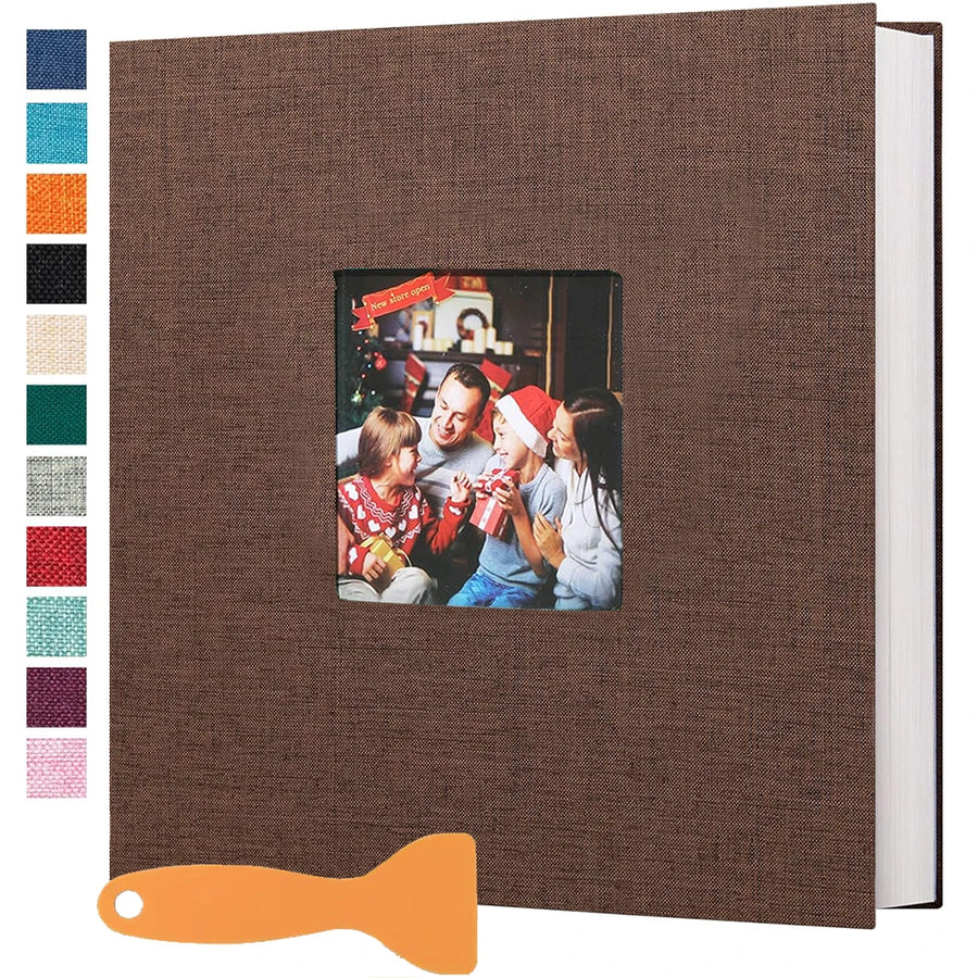 Self-Adhesive Photo Album — 40 Pages | DIY Lay-Flat Scrapbook