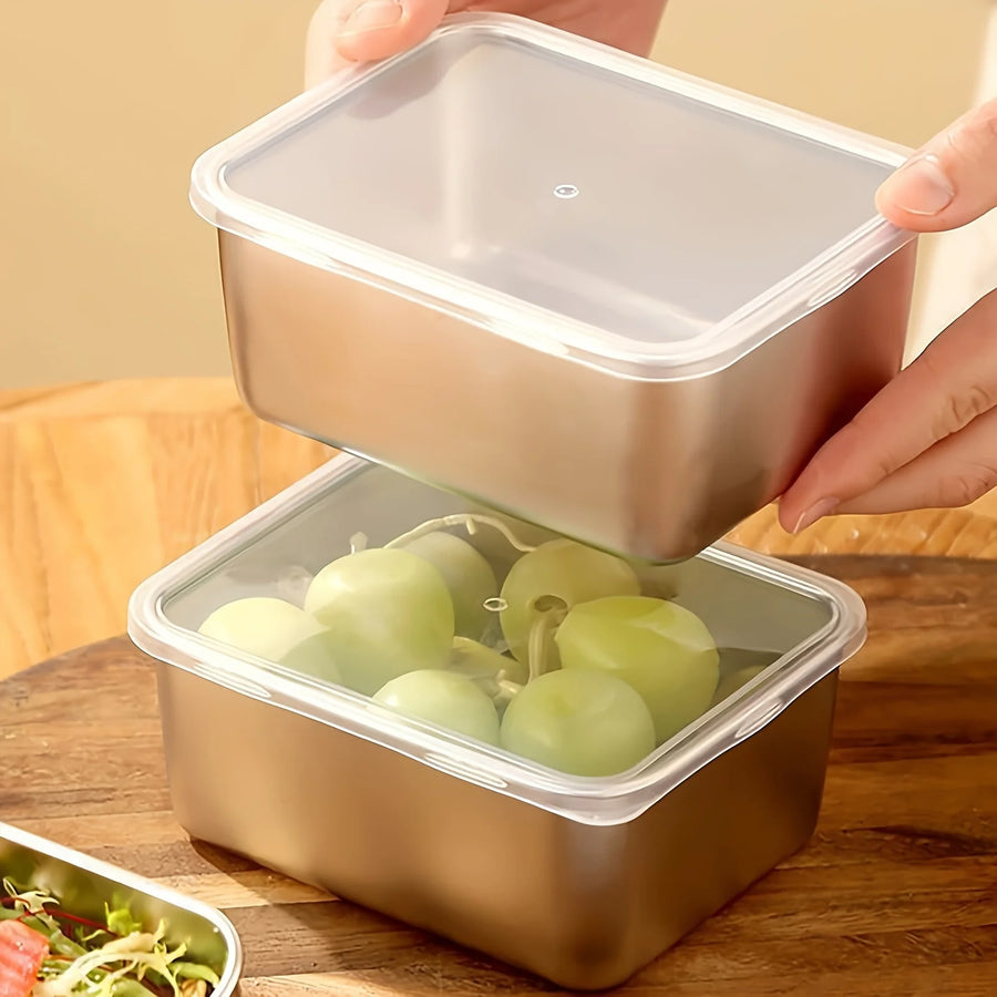 Stainless steel food container set