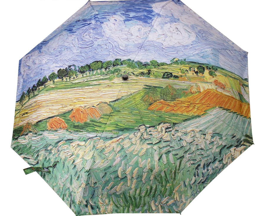 Fine Art Print Umbrella — Compact Foldable | UV & Rain | 9 Masterwork Designs