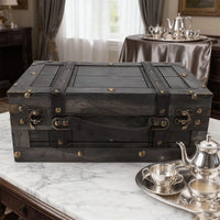 Vintage Wooden Storage Trunk