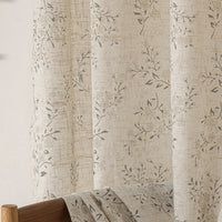 Vintage Linen Sheer Curtains