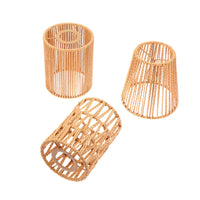 Handmade Woven Rope Lampshade — Rustic Vintage Iron Frame | 7 Styles | Bedroom, Living Room & Hotel