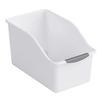 Curved Plastic Storage Bin