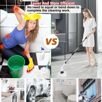 9-in-1 Cordless Electric Spin Scrubber | Kitchen & Bathroom Cleaning Brush