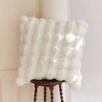 Soft Plush Fur Cushion Cover — 45x45cm | 7 Colours | Sofa & Bedroom Decor