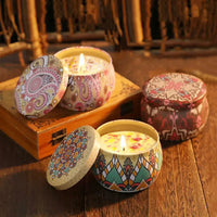 Dried Floral Aromatherapy Candle — Smokeless Soy Wax | Yoga & Bath | Gift Edition