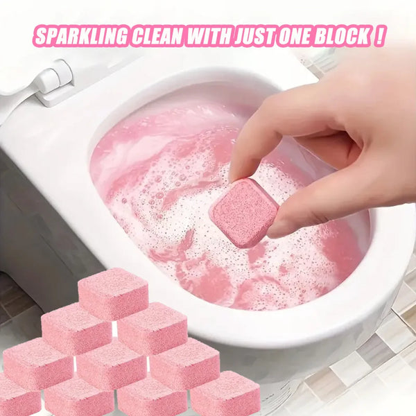 Toilet Cleaning Effervescent Tablets — Removes Stains & Odours