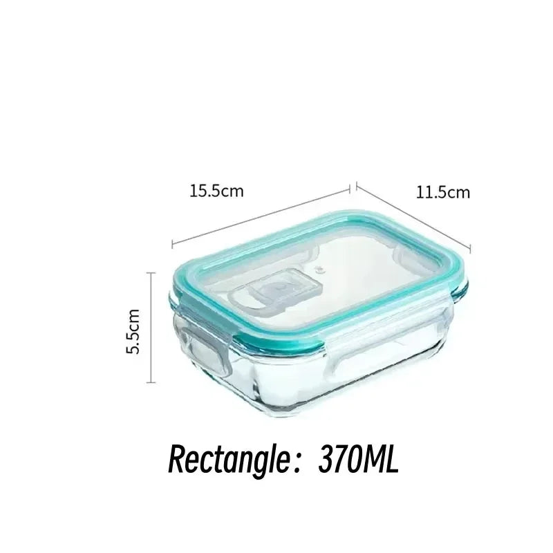 Borosilicate glass lunch box